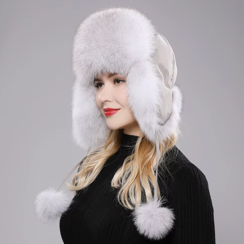 Real Fur Earflap Hat