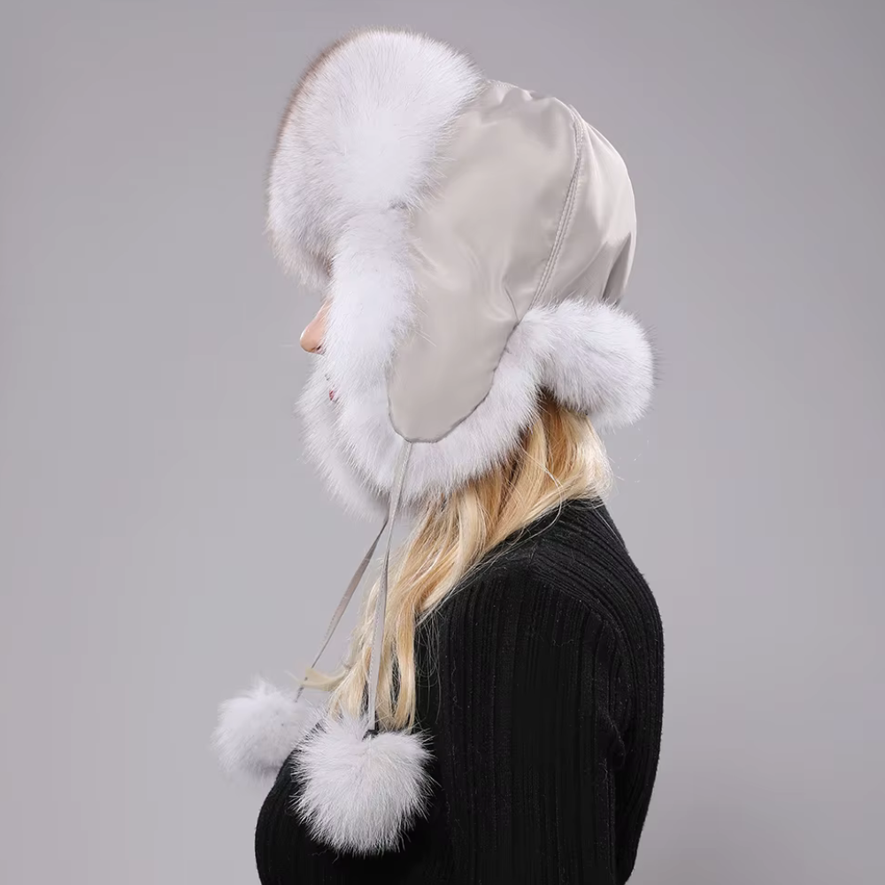 Real Fur Earflap Hat