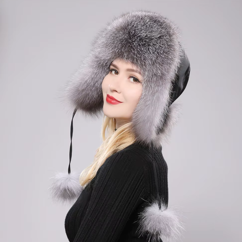 Real Fur Earflap Hat