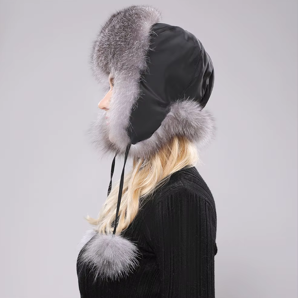 Real Fur Earflap Hat