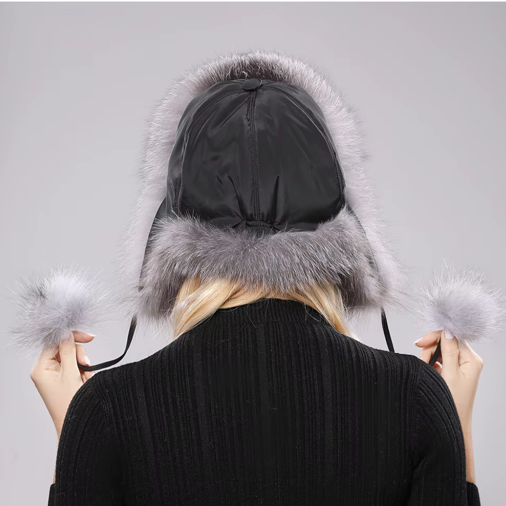 Real Fur Earflap Hat