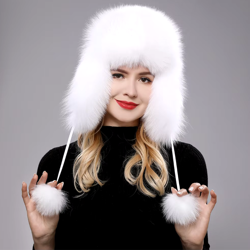 Real Fur Earflap Hat