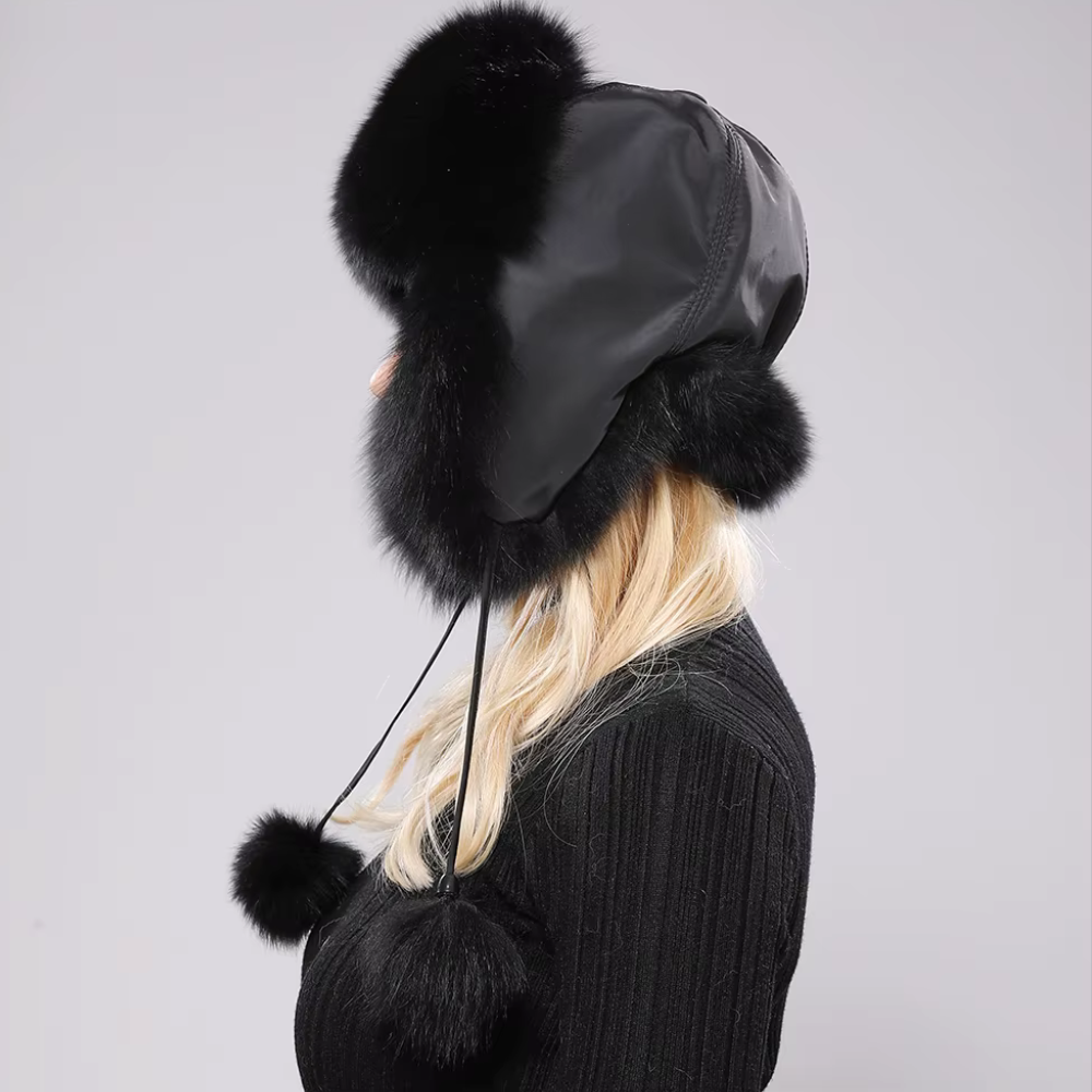 Real Fur Earflap Hat