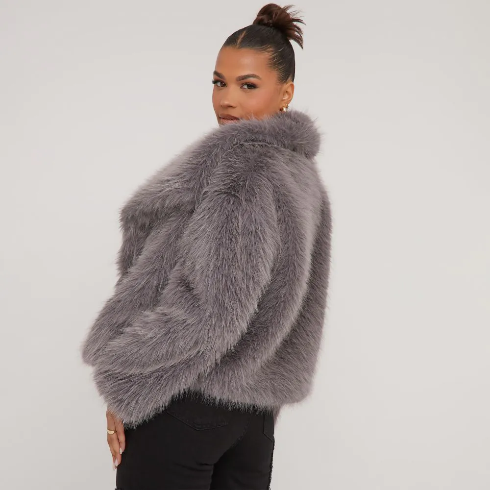 Winter Elegance | Luxury Faux Fur Coat