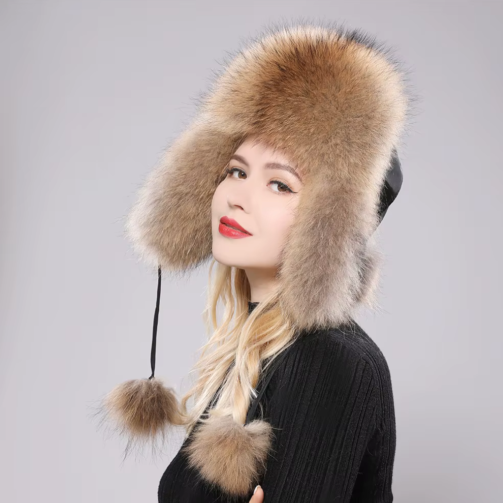 Real Fur Earflap Hat