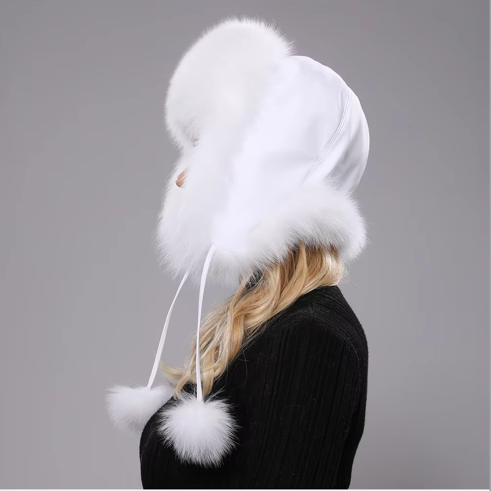 Real Fur Earflap Hat