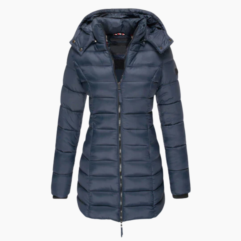 Women's Waterproof Mid-Length Winter Jacket