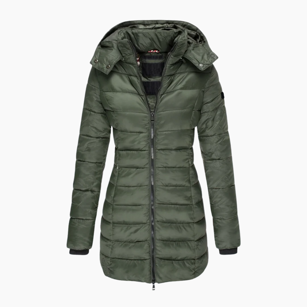 Women's Waterproof Mid-Length Winter Jacket