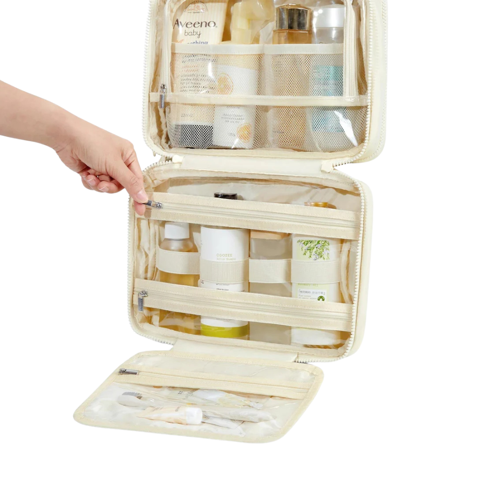 Zora Spacesaver Hanging Clear Toiletry Bag