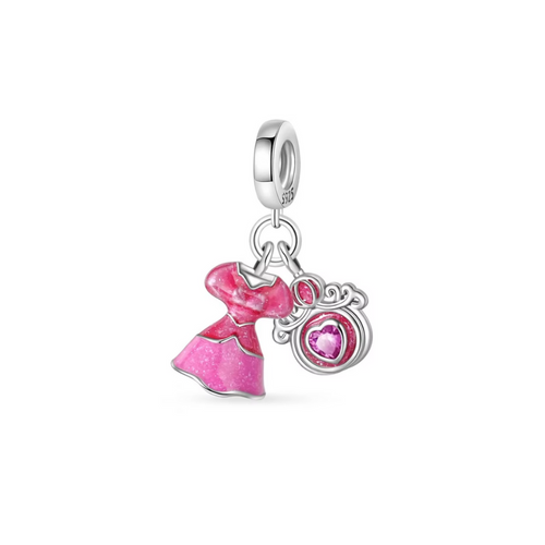 Barbie Silver Charm