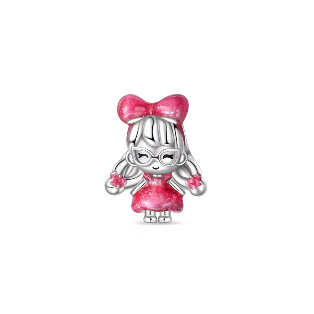 Barbie Silver Charm