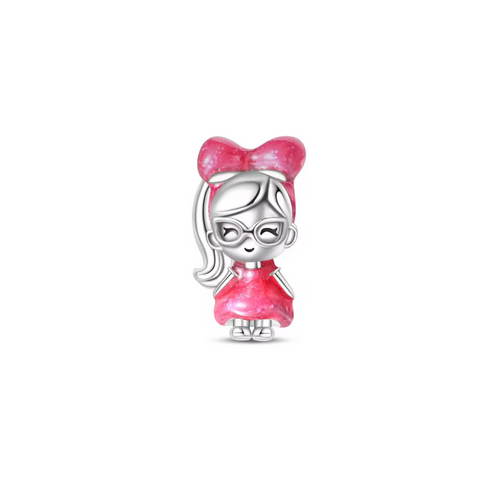 Barbie Silver Charm