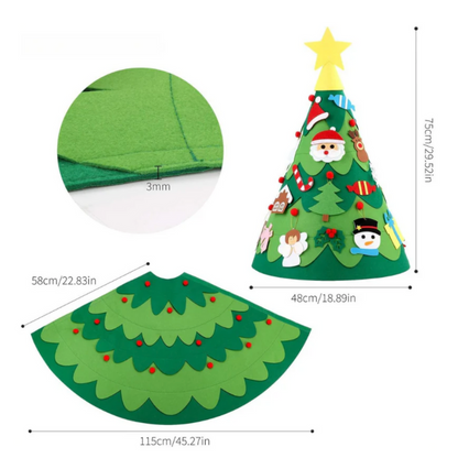Kids Felt Christmas Tree Adventure