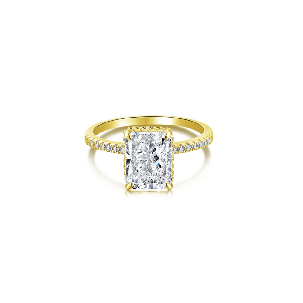 Cubic Square Diamond Ring