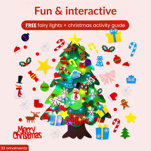 Felt Christmas Tree for Kids