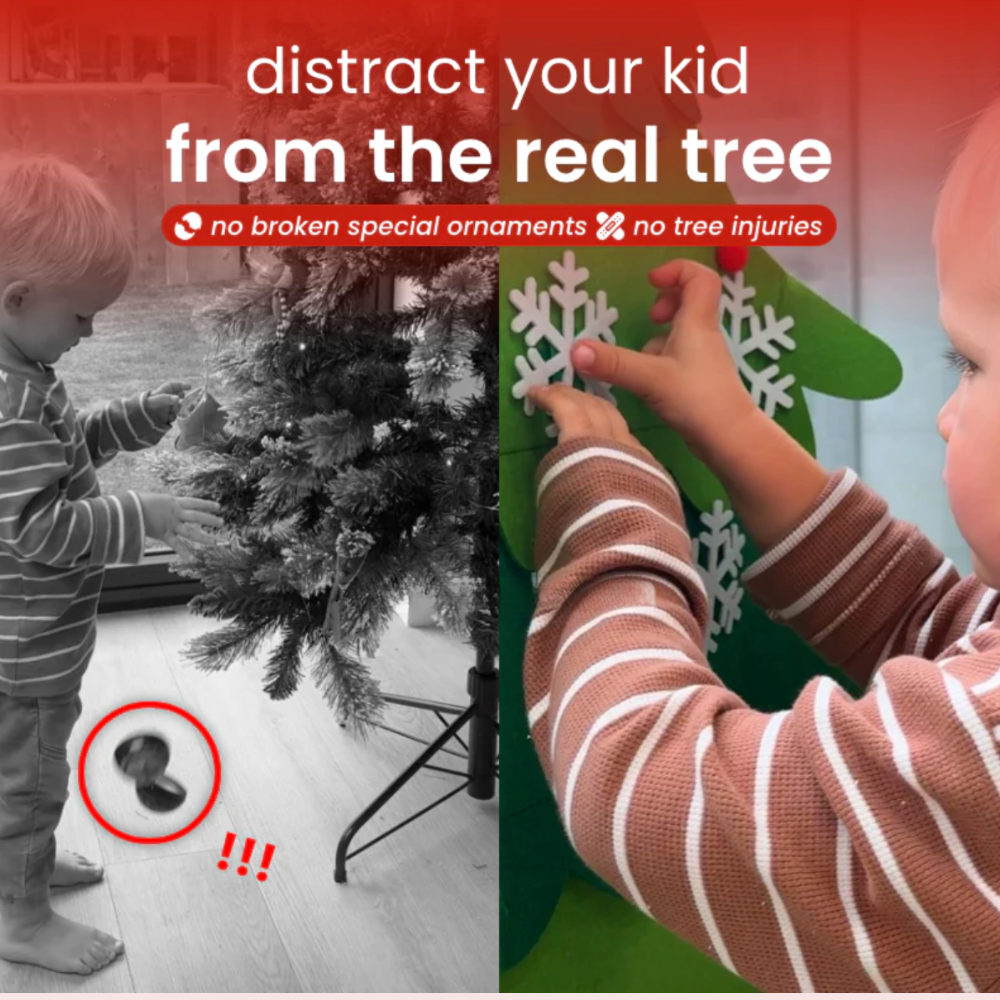 Felt Christmas Tree for Kids