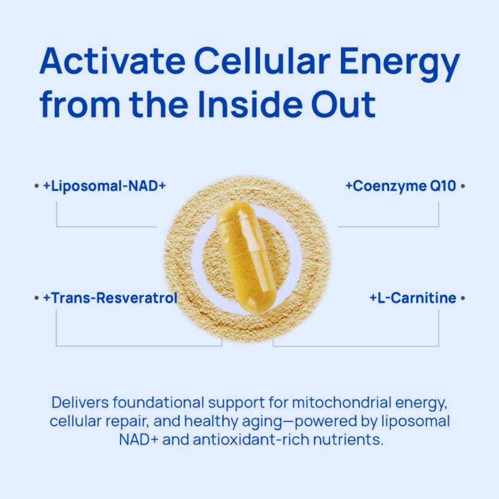 NAD+ Supplement for Men - 60 Capsules