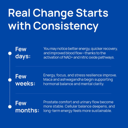 NAD+ Supplement for Men - 60 Capsules