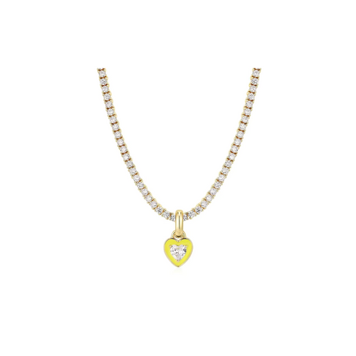 The Heart Pendant Necklace Gold